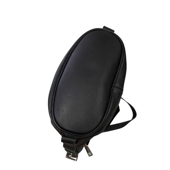 Marc Jacobs The Mini Sling Convertible Leather Hobo Purse Black - Picture 8 of 15